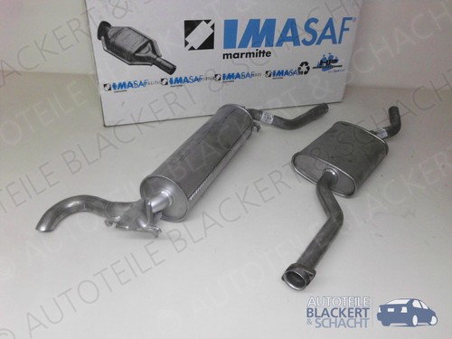 Imasaf auspuffset mitteltopf - auspuffset, +