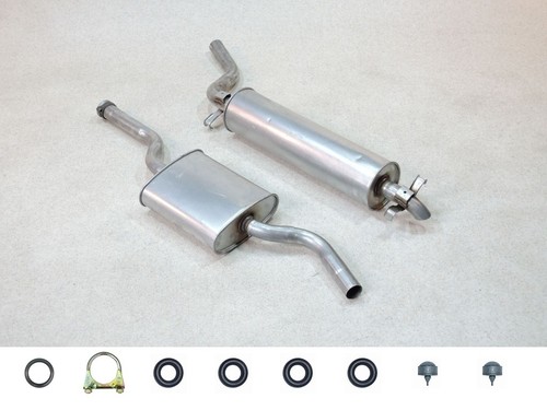 Auspuff set neu für mercedes - auspuff,
