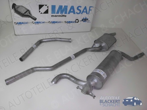 Imasaf auspuffanlage komplett - auspuffanlage,