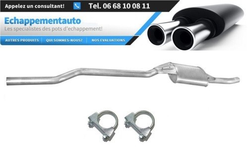 Mittlerer schalldämpfer - mittlerer,