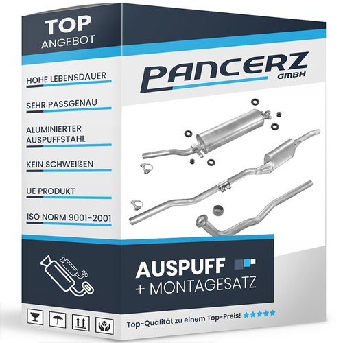 Auspuff für mercedes - auspuff, (w123)