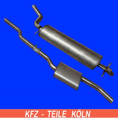 Edelstahl mittelschalldämpfer - edelstahl,