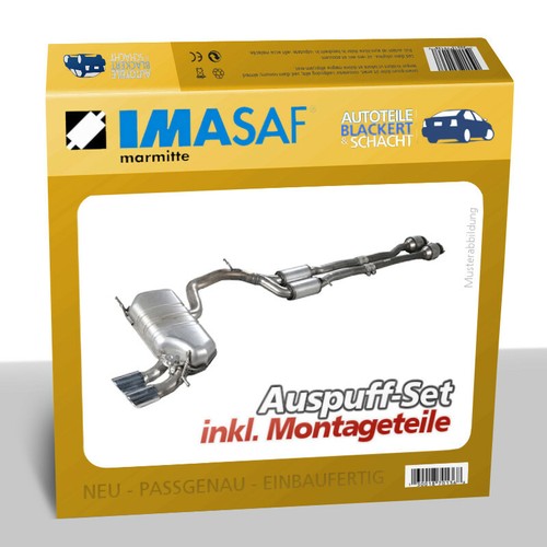 Imasaf auspuff komplett - auspuff,